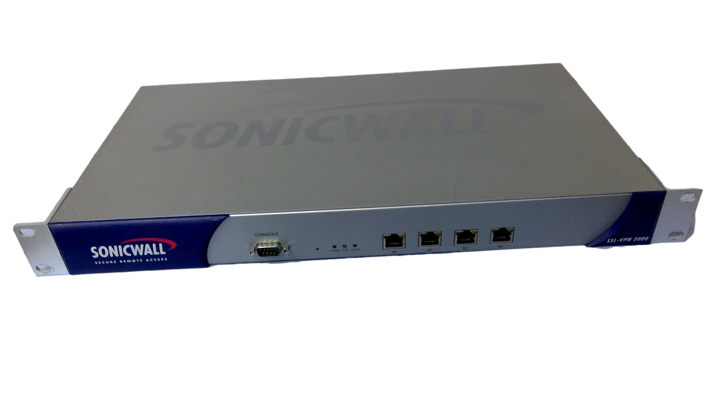 SONICWALL SSL-VPN 2000 VPN Gateway - 4 Ports - Ethernet, Fast Ethernet