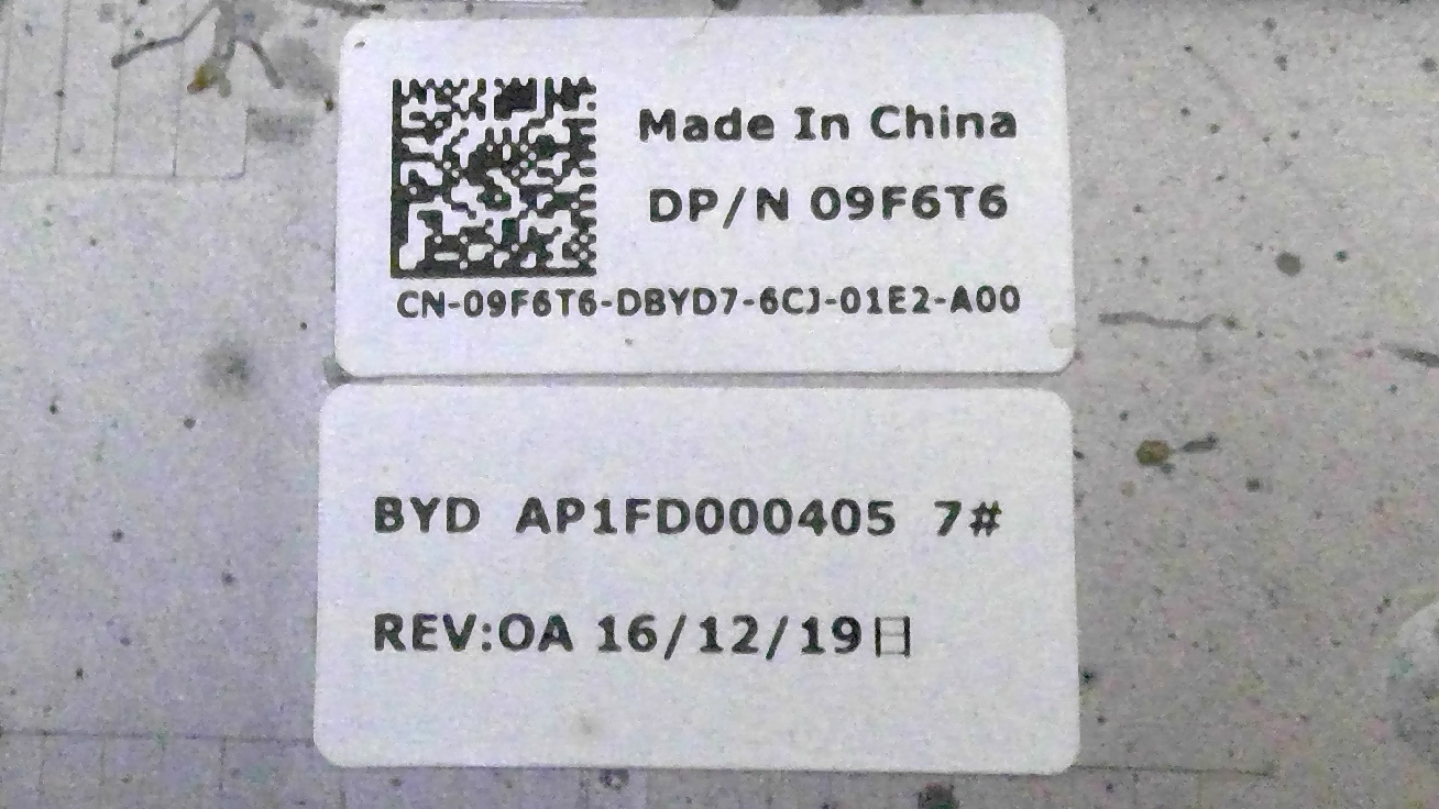 Dell Latitude E5470 Bottom Access Panel Door Cover 9f6t6 09f6t6