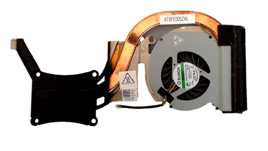 DELL Latitude E6420 Discrete Copper Cool Processor Video Heatsink Fan 7MJYV