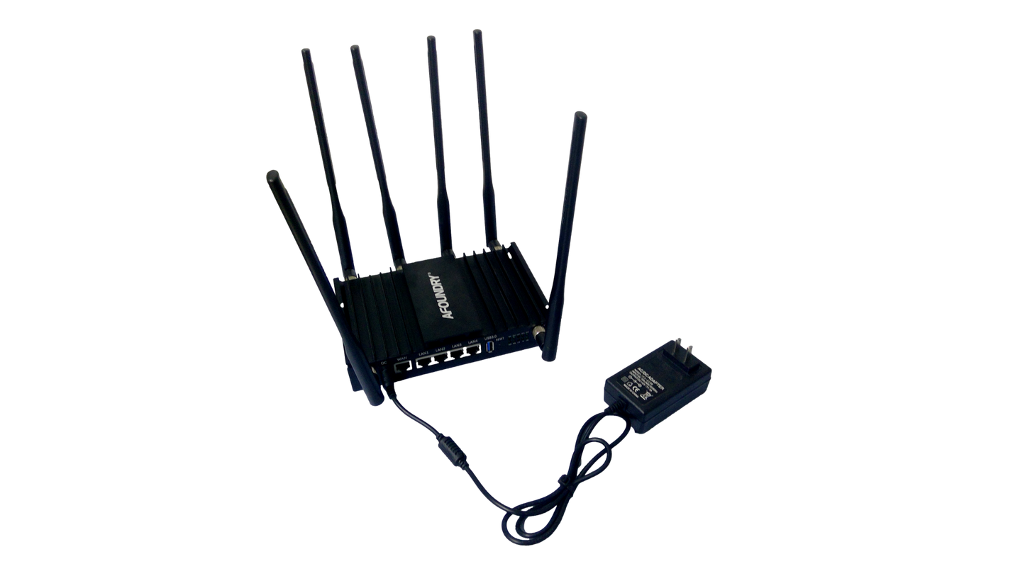 AFOUNDRY Dual Band Wireless AC Gigabit Router,6 External Antennas,Three Processors,Metal Computer WiFi N Router