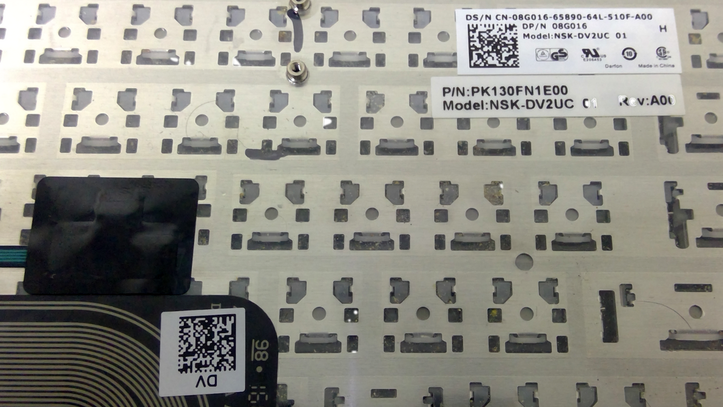 Dell OEM 8G016 Black Keyboard Latitude E6430S