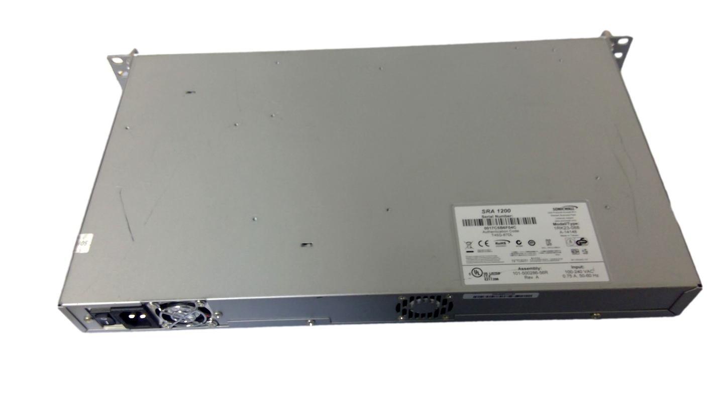 Sonicwall SRA 1200 Secure Remote Access Firewall w/ Ears Rackmountable 1RK23-088