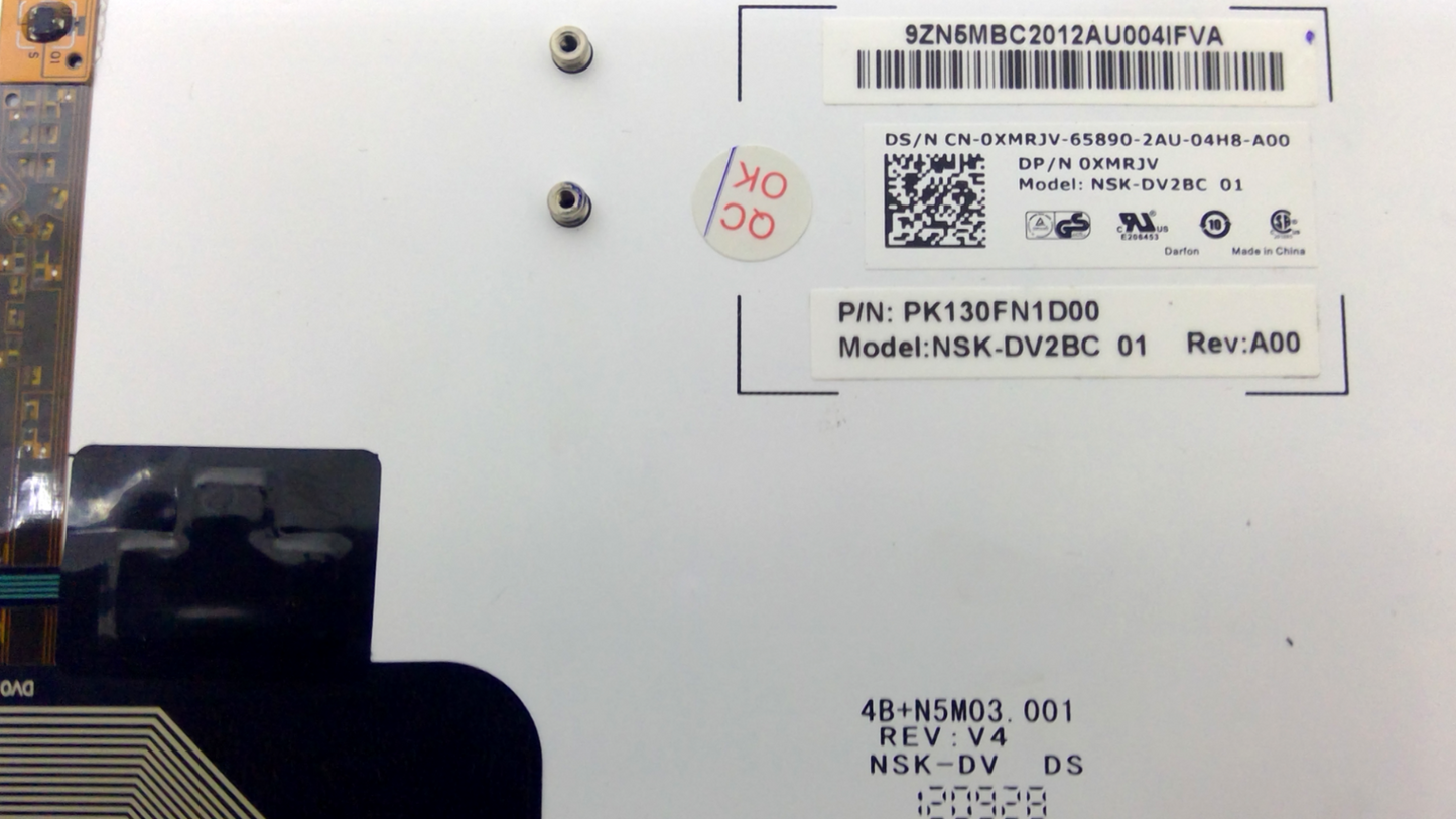 DELL LATITUDE E6330 E5420 LAPTOP BACKLIT KEYBOARD XMRJV 0XMRJV