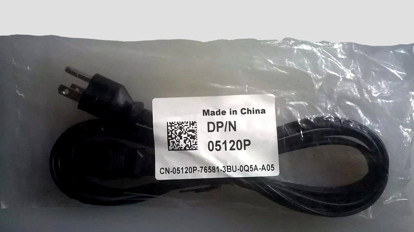 NEW Dell 5120P Universal Computer Monitor 6 ft Power Cables