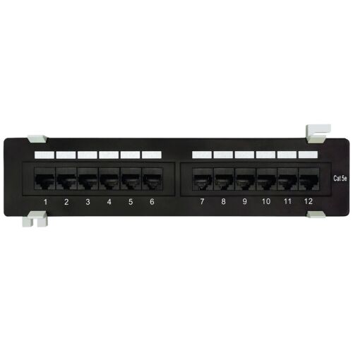 Shaxon 12 Port CAT5E RJ45-110 Mini Patch Panel MP155MA128